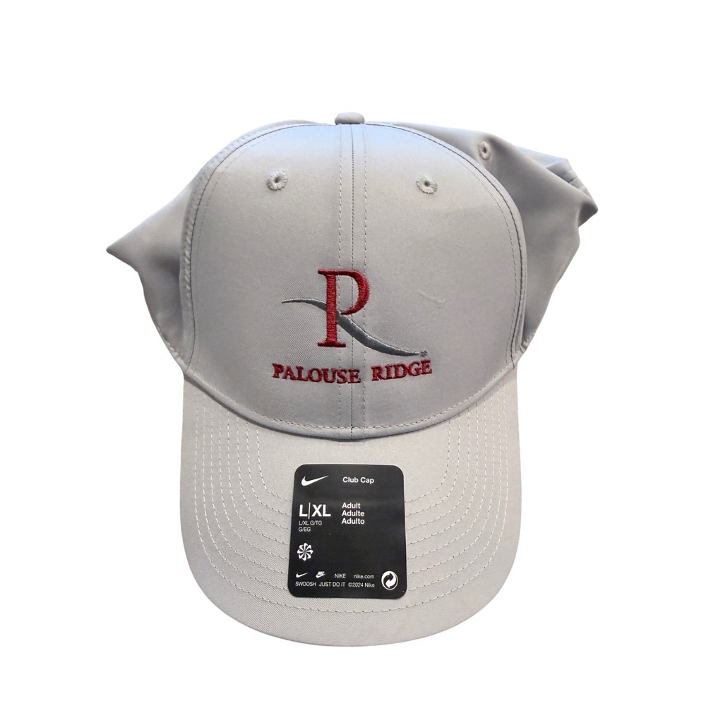 Nike Dri-FIT Club Cap Palouse Ridge Golf Hat Grey L/XL HF5290-077 NEW